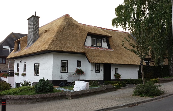 rieten dak Sint-Lambrechts-Woluwe